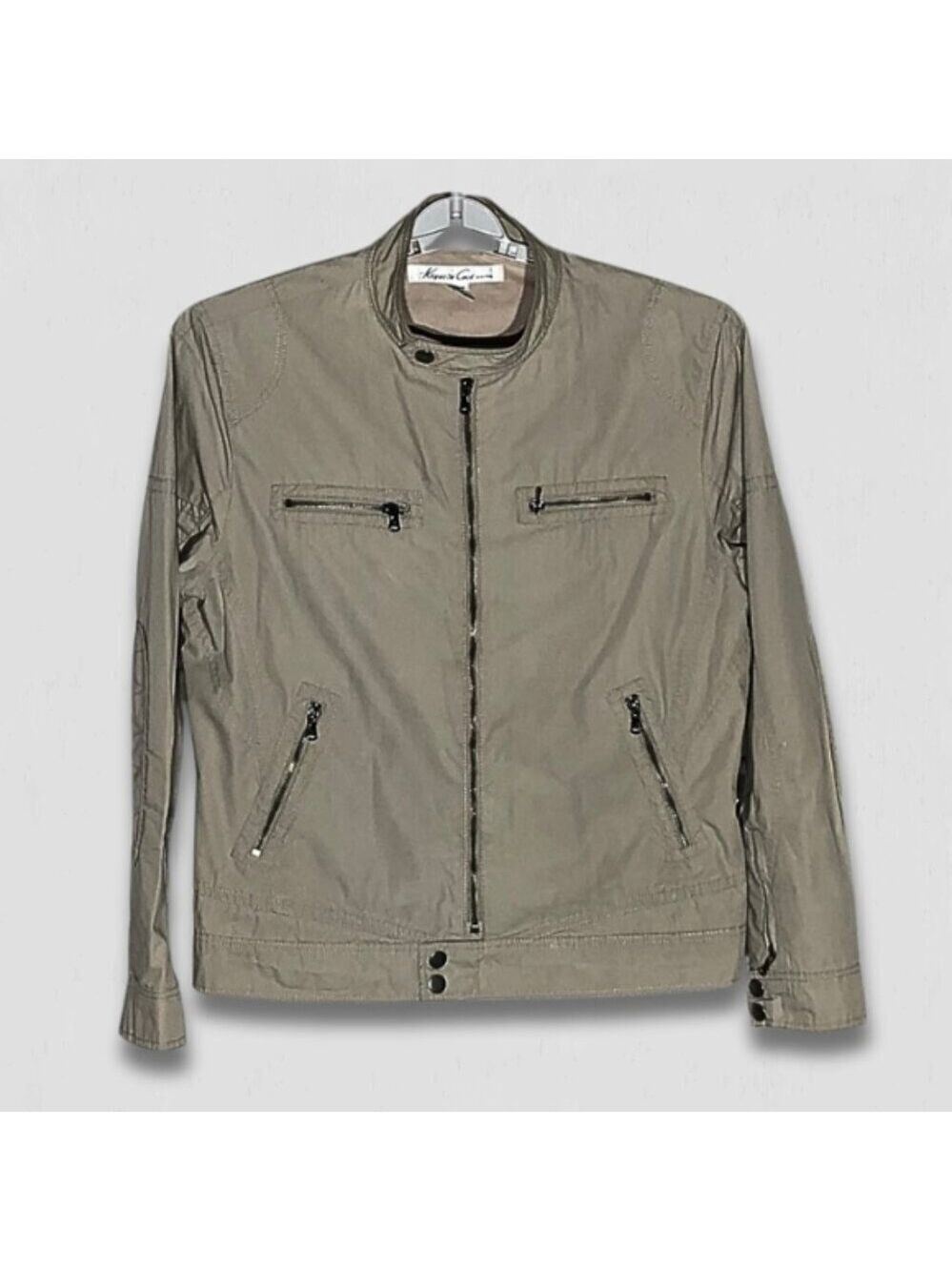 Kenneth Cole bomber jacket zipper lightweight gorpcore granola preppy minimalist